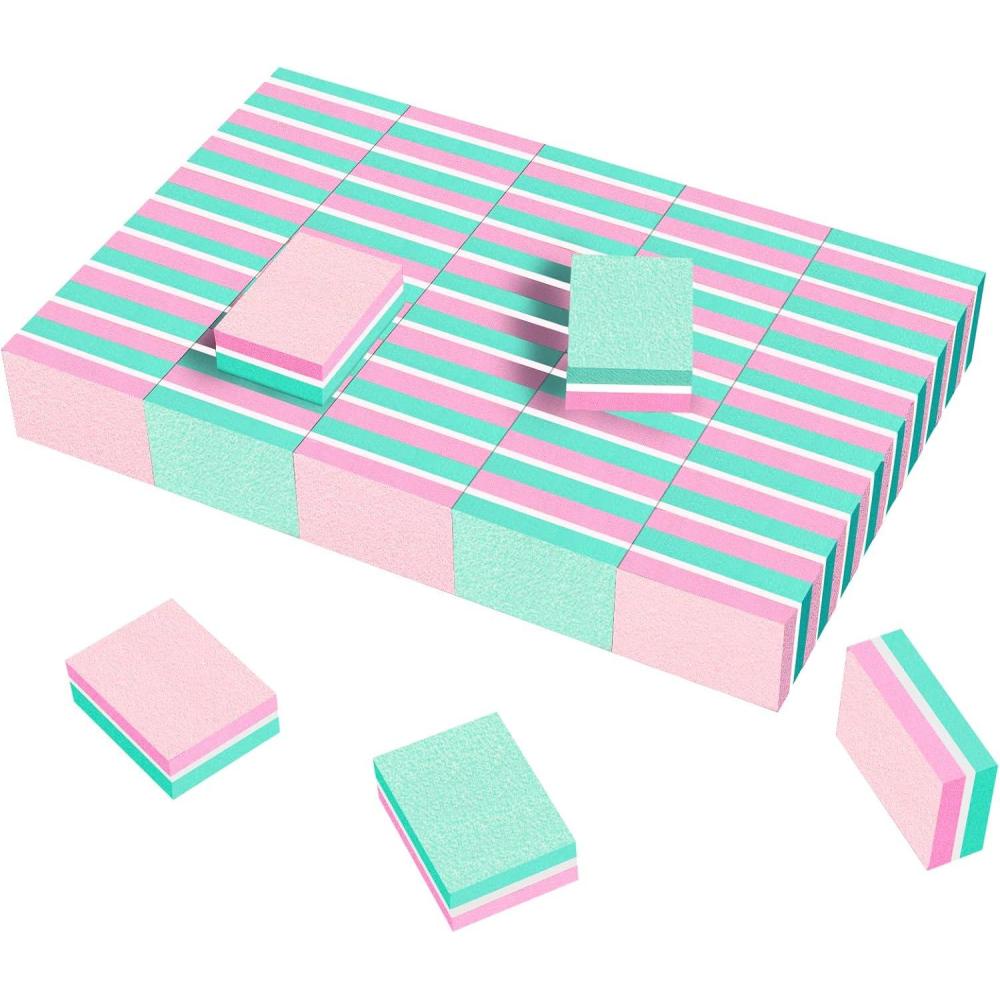 image:imageCGBE Buffing Block DoubleSided Nail Buffing Block Colorful Sponge Nail Polish Sanding Buffer Strips Nail File Blocks Manicure Tools BluePurplePinkgreen