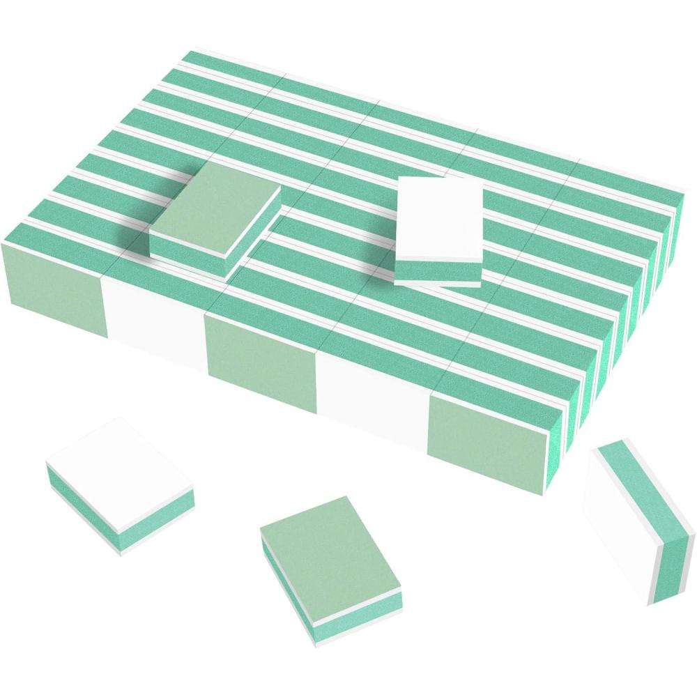 image:imageCGBE Nail Buffer and Shine Kit 20pcs Nail Shine Buffer Blocks for Natural Acrylic Nails Polisher Fingernail Buffer Buffing File 10004000 Grit  GreenSmallGreen