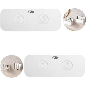 CGBE 2 Pack Shower Caddy Adhesive for Replacement, No Drilling, Easy Installation, 22 Lbs Capacity – Ideal for Small Shower, Spice Rack, Kitchen Storage (10.5 x 2.8 Inch)(6.5 x 2.73 Inch)